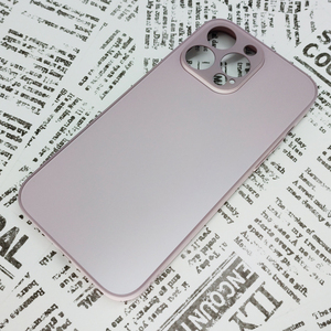 iPhone 14ProMax glass the back side silicon case [26] lavender (2)
