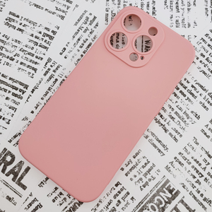 iPhone 14Pro シリコンケース [09] ピンク (3)