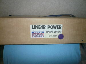 LINEAR POWER amplifier unused goods 