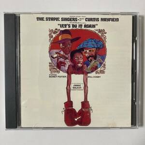 「LET'S DO IT AGAIN」国内盤サントラ■ステイプル・シンガーズ STAPLE SINGERS■カーティス・メイフィールド CURTIS MAYFIELD