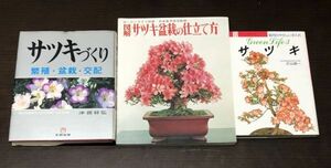 送料込 サツキづくり 繁殖 盆栽 交配 沖田好弘 図解 サツキ盆栽の仕立て方 ガーデンライフ 日本皐月協会 毎月のやさしい手入れ 3冊組(Y51