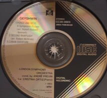 国内初期黒三角盤CD:プレヴィン/ガーシュイン「ボギーとベス」他(国内盤、中古品、帯なし)_画像3