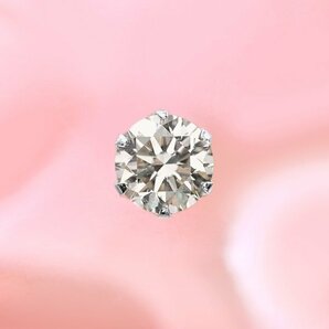 【新品・未使用】1円～最落無 天然ダイヤモンド 計0.50ct,プラチナ 定番スタイル シンプル 6本爪 ダイヤモンド スタッドピアスの画像2