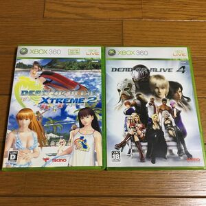 XBOX360 デッドオアアライブ 4 & DEAD OR ALIVE エクストリーム 2 セット　XTREME