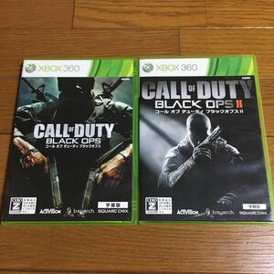 XBOX360 コールオブデューティ ブラックオプス 1 & 2 セット　Call of Duty Black Ops