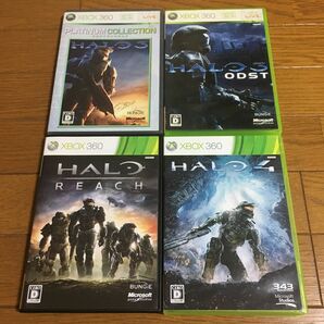 XBOX360 halo ヘイロー 3 & ODST & 4 & リーチ 4本セット　XBOX ONE 互換対応