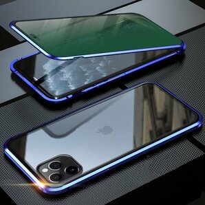 iPhone 11 ゴールド 覗き見防止 両面強化ガラス 全面保護 アルミ合金 磁気吸着 耐衝撃 iPhone X XR XS 11 12 13 14 15 Pro max Plusケースの画像8
