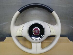 ■FIAT500バイグッチ純正/GUCCI●中古/ステアリング/ホーンパッド付/インフレーター欠品□ABA-31212/フィアット500(126/T5