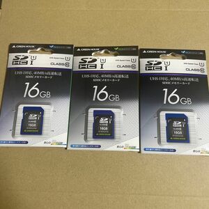 GH-SDHCUA16G （16GB）3枚