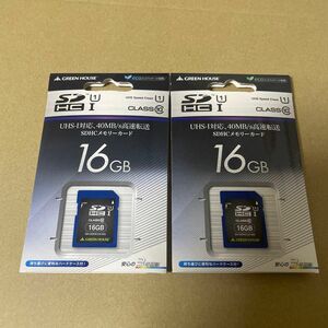 GH-SDHCUA16G （16GB）2枚