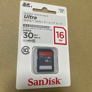 SANDISK ウルトラ SDHC UHS-I CLASS10 16GB 〔SDSDUG-016G-J35〕