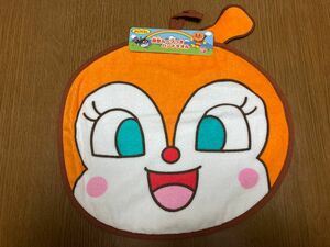 新品 ドキンちゃん 顔 ループ付きタオル ハンドタオル