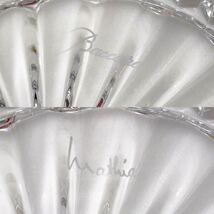 Baccarat バカラ ミルヌイ クリスタル ガラス プレート 皿 インテリア コレクション 16cm 箱有【NK5799】_画像4