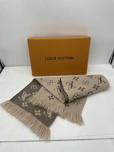 LOUIS VUITTON ルイ ヴィトン M77373 エシャルプ ロゴマニア モノグラム フリンジマフラー LV【NK5667】