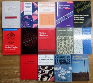 r0429-8.言語学 関連 洋書まとめ/linguistics/言語理論/音声学/音韻論/カンボジア語/アボリジニ言語/英語/口語