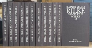 r0423-5.INSEL WERKAUSGABE RAINER MARIA RILKE SMTLICHE WERKE IN ZWLF BNDEN/ライナー・マリア・リルケ全集 全12巻揃/洋書/文学