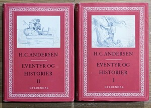 r0411-6.H. C. ANDERSEN: EVENTYR OG HISTORIER 1~2/アンデルセン 作品集/デンマーク語/洋書/児童文学/海外児童書/童話/物語/詩/