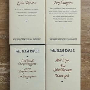 r0422-2.ヴィルヘル・ムラーベ 書籍まとめ/WILHELM RAABE/ドイツ語/文学/洋書/リアリズム/小説/写実主義/の画像1