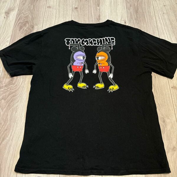 toy machine Tシャツ バッグプリント ブラック