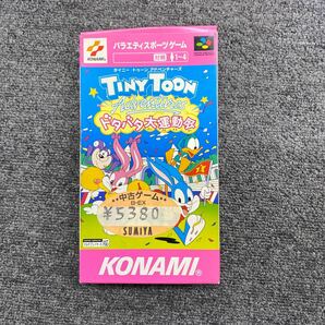 04507 タイニートゥーンアドベンチャーズ〜ドタバタ大運動会 箱、説明書付け 現状品動作未確認の画像1