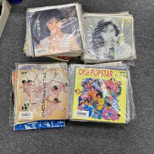 04537 ミニレコード サンプルまとめ　80枚くらい　工藤静香、少年隊、高井麻巳子、THE TIGERS等　現状ジャンク品　動作未確認