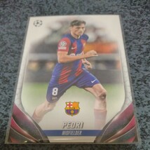 バルセロナ　TOPPS 　サッカーカード　2枚　ペドリ　ガビ　チャンピオンズリーグ　トレカ　ラリーガ　SOCCER スペイン代表　_画像5