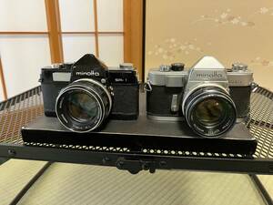 4771 貴重 ミノルタ minolta SR-1 SR-3 マニュアル 2台 まとめ売り ※説明・画像をご確認下さいませ！