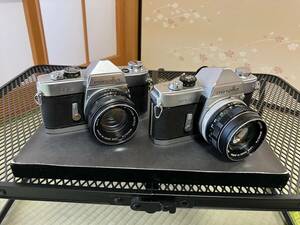 4772 貴重 ミノルタ minolta SR-2 1:1.7 55mm 2台 まとめ売り メンテ OH 部品 ※説明・画像をご確認下さいませ！