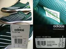 adidas 27.5cm「F10 2007 Sala/サラ」 緑(グリーン)系 /フットサル・サッカーシューズ_画像10