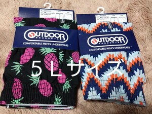 ②OUTDOORPRODUCTS★アウトドアプロダクツ　トランクス　２枚　５Ｌサイズ★