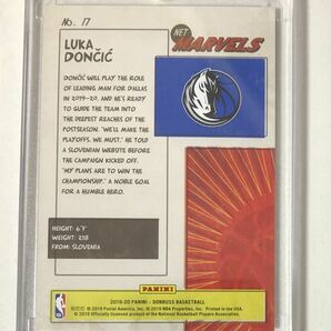 2019-20 Panini Donruss Luka Doncic Net Marvels Press Proof Goldパラレル SP 人気インサート 2年目 貴重の画像2