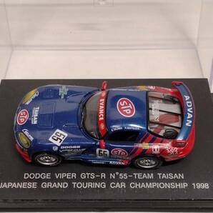 UNIVERSAL HOBBIES EVOLUTION 1/43 DOOGE VIPER GTS-R N55-TEAM TAISAN JAPANESE GRAND TOURING CAR CHAMPIONSHIP 1998の画像3