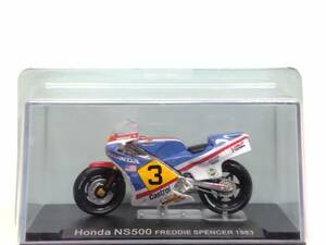 ◆07 デアゴ 1/24 隔週刊チャンピオン・バイク・コレクション No.7 ホンダ NS500 フレディ・スペンサー Honda NS500 FREDDIE SPENCER 1983