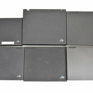 大量 IBM ノートパソコン 6台 まとめ セット ThinkPad 2640 560X ノート 旧型 PC レトロ Windows ウィンドウズ パーツ 部品 本体 Hb-422Sの画像6