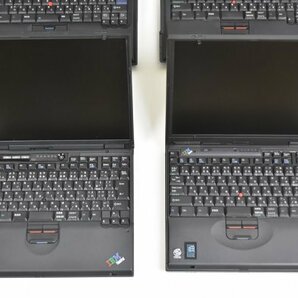 大量 IBM ノートパソコン 6台 まとめ セット ThinkPad 2640 560X ノート 旧型 PC レトロ Windows ウィンドウズ パーツ 部品 本体 Hb-422Sの画像5