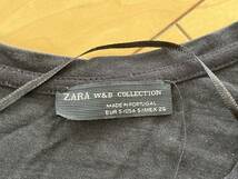 ◎ ZARA W&B COLLECTION ザラ Tシャツ 黒 ブラック サイズS 髑髏 ドクロ レディース ウィメンズ 洋服 30916_画像4