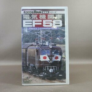 M688*TEVJ-39019[LOCO&TRAIN collector's edition series electric locomotive EF58]VHS video Shogakukan Inc. production Tey chik