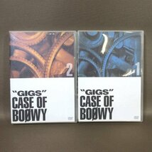 K319●BOOWY(氷室京介 布袋寅泰)「“GIGS” CASE OF BOOWY 1＋2」DVD計2点セット_画像1