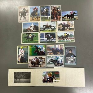 ZB304●【 競馬 年度代表馬シリーズ、宝塚記念、有馬記念など 未使用テレホンカード 18枚セット 】 テレカ【CP】