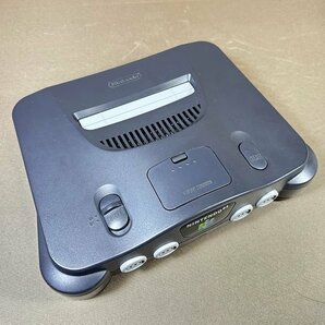 XA659●【 NINTENDO64 本体 ジャンク品 】通電するも画面映らず / 箱、付属品あり、ターミネータパック付きの画像2