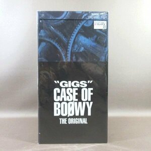 D315●BOOWY「“GIGS” CASE OF BOOWY THE ORIGINAL 完全限定盤」(4CD＋Tシャツ＋ステッカー) 未開封品