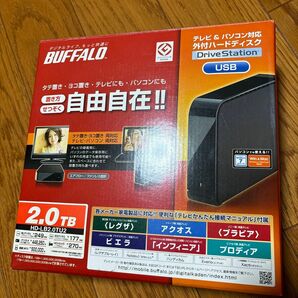 BUFFALO バッファロー ドライブステーション 外付けハードディスク 2.0TB HD-LB2.0TU2