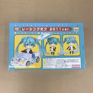 ★R224 / 開封・ジャンク品 ねんどろいど キャラクター・ボーカル・シリーズ01 172 初音ミク レーシングミク 2011er. ★の画像2