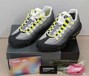 ◎D961/未使用!! NIKE AIR MAX 95 OG 2020 イエローグラデ 27.5cm /CT1689-001/多少擦れ跡あり/スニダン鑑定品