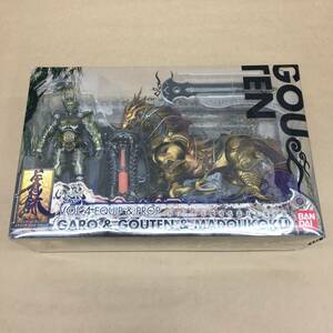 △【T885】ジャンク品 バンダイ 牙狼 GARO イクイップ＆プロップシリーズ Vol.4 ガロ (大河Ver.) ＆ 魔導馬 轟天 ＆ 魔導刻 フィギュア △