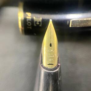 #1719 万年筆おまとめ4本 ジャンク品 14K 18K PILOT PLATINUMの画像6