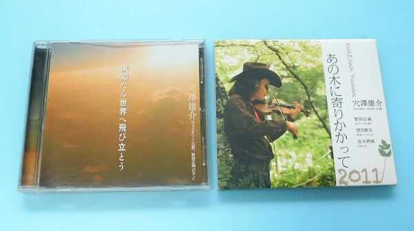 CD2枚 穴澤雄介 / あの木に寄りかかって2011、未知なる世界へ飛び立とう ヴァイオリン