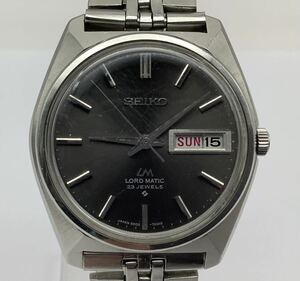 ⑪ ジャンク SEIKO セイコー 5606-7000 LM LORD MATIC ロードマチック 23石 自動巻 デイデイト メンズ腕時計 不動