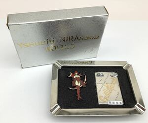 未使用 ZIPPO ジッポー GUILLOTINA ギロチーナ Yasushi NIRAsawa WORLD 韮沢靖 1997年 シリアルNo.0569 ライター 灰皿 ピンズ 喫煙具 箱付