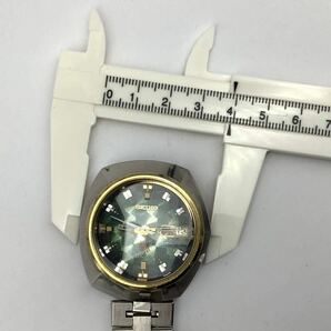 ⑧ 稼働品 SEIKO セイコー 7019-7230 advan アドバン カットガラス 自動巻 デイデイト メンズ腕時計 の画像7